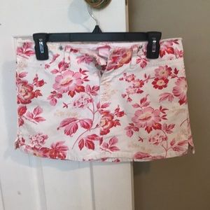 Juniors jean miniskirt